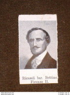 Deputato Nel 1861 Bettino Ricasoli Di Firenze E Napoleone Scrugli Di Tropea - Andere & Zonder Classificatie