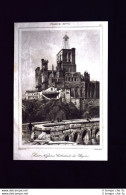 Saint Nazaire,Cathedrale Beziers France Incisione Del 1850 L'Univers Pittoresque - Before 1900