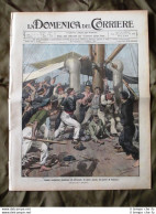 La Domenica Del Corriere 26 Settembre 1909 Piroscafo Tigre Circuito Aereo - Autres & Non Classés