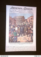 Anno 1932 Mussolini Ed I Lavori Voluti A Roma Copertine Domenica Corriere - Autres & Non Classés