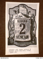 Calendario Nella Camera Mortuaria Di Giuseppe Garibaldi Con La Data Della Morte - Andere & Zonder Classificatie