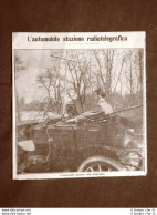 Invenzioni Del 1910 L'automobile Stazione Radiotelegrafica Telegrafo - Andere & Zonder Classificatie