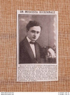 Aldo Tonini Di Buenos Aires Nel 1914 Violinista Del Conservatorio Di Milano - Autres & Non Classés