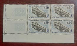 France Bloc De 4 Timbres Neuf** YV N° 1368 Archimède Record De Plongée - Ongebruikt