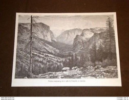 Parco Nazionale Di Yosemite Veduta Della Vale America - Voor 1900