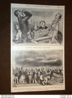 Caricatura Teja Apparsa Sul Pasquino Torino O Grissinopoli Senza Grissini 1859 - Autres & Non Classés