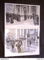 Milano Nel 1900 La Settimana Santa Chiesa Di San Marco E Sepolcri San Fedele - Autres & Non Classés