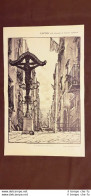 Napoli Nelle Litografie Di Antonio Carbonati Nel 1926 Vico Croce E Via Toledo - Altri & Non Classificati