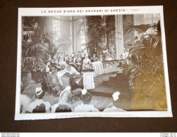 Stoccolma Nel 1907 La Nozze D'oro Di Re Oscar II E Della Regina Sofia Di Svezia - Sonstige & Ohne Zuordnung