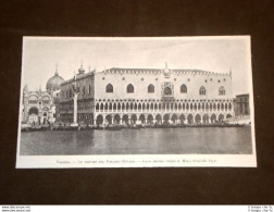 Venezia Le Trifore Del Palazzo Ducale Lato Destro Verso Il Molo - Vor 1900
