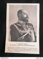 Il Generale Trepov, Governatore Generale Di San Pietroburgo Stampa Del 1905 - Sonstige & Ohne Zuordnung