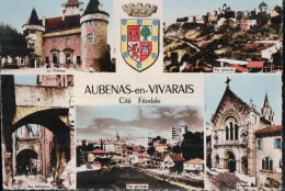 Cpsm 07 Aubenas En Vivarais Cité Féodale - Aubenas