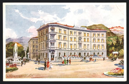 Cartolina Bolzano, Hotel Vittoria  - Bolzano