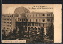 Cartolina Rome, Calvary Hospital, Via S. Stefano Rotondo 6, Convent Hospital And Church  - Autres & Non Classés