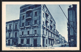 Cartolina Bari, Via Andrea Da Bari, Palazzo Del Banco Di Roma  - Bari
