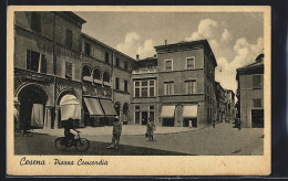 Cartolina Cesena, Piazza Concordia  - Cesena