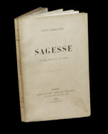 [SYMBOLISME] VERLAINE (Paul) - Sagesse. EO. - 1801-1900