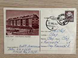 Cod 1956  Orașul Stalin - Enteros Postales