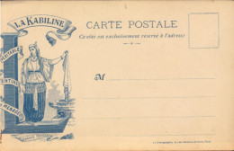 Carte Publicitaire La Kabiline, Teinture, Carte à Frotter - Advertising