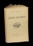 [SYMBOLISME] VERLAINE (Paul) - Louise Leclercq. - 1801-1900