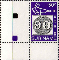 Suriname Poste N** Yv:1297/1299 Exposition Philatélique Brasiliana'93 Coin De Feuille - Philatelic Exhibitions
