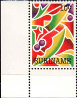 Suriname Poste N** Yv:1270/1273 Noël Coin De Feuille - Natale
