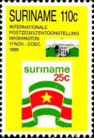 Suriname Poste N** Yv:1168/1170 Exposition Philatélique Washington - Exposiciones Filatélicas