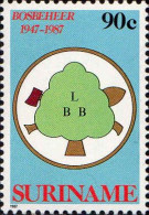 Suriname Poste N** Yv:1082/1084 40.Anniversaire De La Commission Nationale Des Forêts - Protección Del Medio Ambiente Y Del Clima