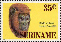Suriname Poste N** Yv:1061/1064 Singes De Suriname - Scimmie
