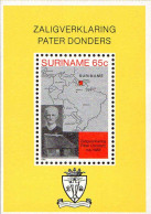 Suriname Bloc N** Yv:38 Mi:33 Zaligverklaring Pater Donders - Christentum