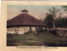 Ile De Saussaye Jousset Depart Pour La Peche - Sonstige & Ohne Zuordnung