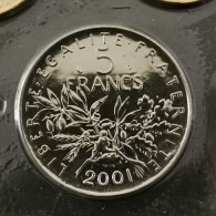 5 FRANCS SEMEUSE 2001 / SCELLEE DU COFFRET BU / UNC FRANCE - 5 Francs