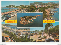 83 BANDOL En 5 Vues N°77.220 Citroën DS Cabriolet 2CV Camionnette Ami 6 Renault 4L Simca Aronde Break Landau VOIR DOS - Bandol