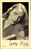 CPA Schauspielerin Lotte Koch, Portrait, Autogramm - Actores