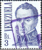 Venezuela Poste Obl Yv: 979 Mi:2033 Simon Bolivar (Belle Obl.mécanique) - Venezuela