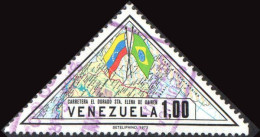 Venezuela Poste Obl Yv: 892 Mi:1949 Carretera El Dorado Sta.Elena De Uairen (Belle Obl.mécanique) - Venezuela