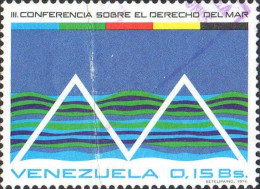 Venezuela Poste Obl Yv: 927 Mi:1963 Conferencia Sobre Al Derecho Del Mar (Obl.mécanique) - Venezuela