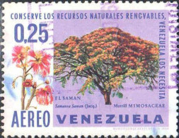 Venezuela Avion Obl Yv: 969 Mi:1786 Mimosaceae (Obl.mécanique) - Venezuela