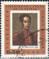 Venezuela Avion Obl Yv: 902 Mi:1690 Simon Bolivar (Beau Cachet Rond) - Venezuela