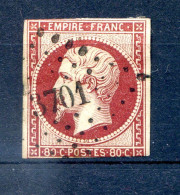 060524 TIMBRE FRANCE N° 17A    Marges  Voir Scan - 1853-1860 Napoleone III