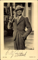 CPA Schauspieler Willy Fritsch, Standportrait, Autogramm - Other & Unclassified