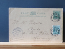 ENTIER578 CP G.B.  POUR GERMANY 1902 - Postwaardestukken