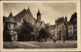CPA Hildesheim In Niedersachsen, Marktplatz, Rathaus, Templerhaus, Wedekindhaus - Other & Unclassified