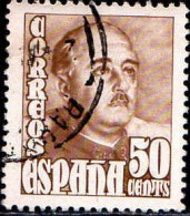 Espagne Poste Obl Yv: 770A Mi:952 Ed:1054 General Franco (TB Cachet Rond) - Used Stamps