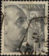 Espagne Poste Obl Yv: 687 Mi:852A Ed:930 General Franco & Armoiries (Beau Cachet Rond) - Gebruikt