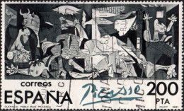 Espagne Tbre Du Bloc Obl Yv: 29 Picasso El Guernica En España (Belle Obl.mécanique) - Blocs & Hojas