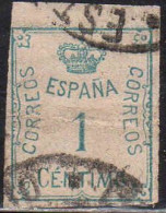 Espagne Poste Obl Yv: 258 Mi:255 Ed:291 Chiffre Sous Couronne (Beau Cachet Rond) - Used Stamps