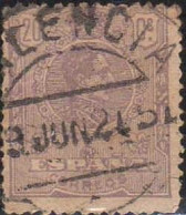 Espagne Poste Obl Yv: 247 Mi:235 Alfonso XIII Face Droite (TB Cachet à Date) - Used Stamps