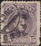 Espagne Poste Obl Yv: 216A Mi:218b Ed:246 Alphonso XIII Jeune (TB Cachet Rond) - Gebraucht