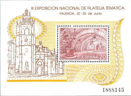 Espagne Bloc N** Yv: 43 Mi:37 Exposicion Filatelica Tematica Palencia - Blocks & Sheetlets & Panes